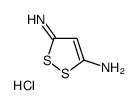 (5-aminodithiol-3-ylidene)azanium,chloride Structure