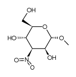 Methyl-3-nitro-3-desoxy-α-D-mannopyranosid结构式