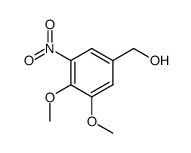 3,4-dimethoxy-5-nitrobenzyl alcohol结构式