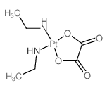 Platinum (II), bis(ethylammine)oxalato-, cis- Structure