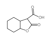 3-Benzofurancarboxylicacid, octahydro-2-oxo- Structure