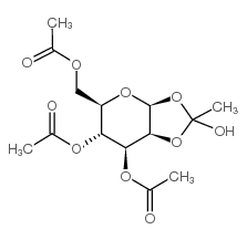 3,4,6-Tri-O-acetyl-b-D-mannopyranose1,2-(methylorthoacetate) Structure