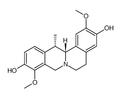 [13S,13aR,(+)]-5,8,13,13a-Tetrahydro-2,9-dimethoxy-13-methyl-6H-dibenzo[a,g]quinolizine-3,10-diol structure