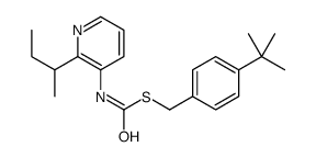 S-((4-(1,1-Dimethylethyl)phenyl)methyl)O-(1-methylpropyl)-3-pyridinylcarbonimidothioate Structure