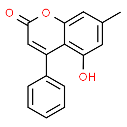 5-Hydroxy-7-methyl-4-phenyl-2H-chromen-2-one结构式