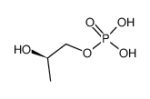 1-phospho-(R)-propane-1,2-diol结构式