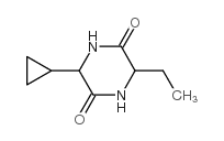 2,5-Piperazinedione,3-cyclopropyl-6-ethyl-(9CI) Structure