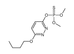 (6-butoxypyridazin-3-yl)oxy-dimethoxy-sulfanylidene-λ5-phosphane Structure