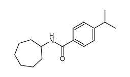 Benzamide, N-cycloheptyl-4-(1-methylethyl)- (9CI) picture