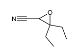 3,3-diethyloxirane-2-carbonitrile结构式