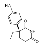 (-)-Aminoglutethimide structure