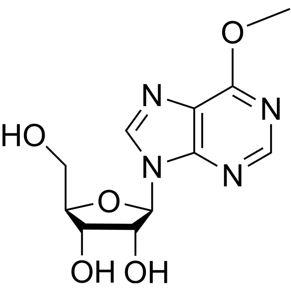 Inosine, 6-O-methyl- structure