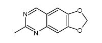 2-methyl-6,7-methylenedioxy-quinazoline Structure