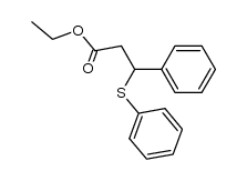 ethyl-3-phenyl-3-(phenylthio)propanoate Structure