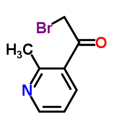 Ethanone,2-bromo-1-(2-methyl-3-pyridinyl)-(9CI) Structure