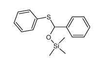 Trimethylsiloxy-benzyl-phenylsulphide结构式