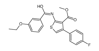 methyl 2-[(3-ethoxybenzoyl)amino]-4-(4-fluorophenyl)thiophene-3-carboxylate Structure