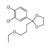 2-(3,4-dichlorophenyl)-2-(3-ethoxypropyl)-1,3-dioxolane Structure