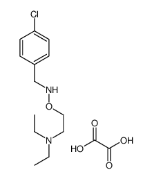 2-[(4-chlorophenyl)methylamino]oxy-N,N-diethylethanamine,oxalic acid结构式