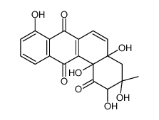 2,3,4a,8,12b-pentahydroxy-3-methyl-2,4-dihydrobenzo[a]anthracene-1,7,12-trione Structure