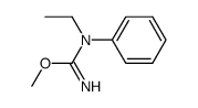 N-ethyl-O-methyl-N-phenyl-isourea Structure