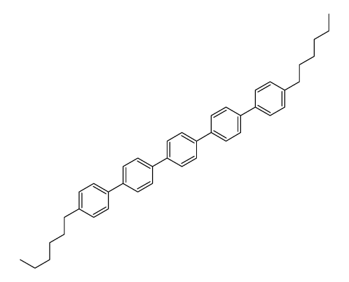 1,4-bis[4-(4-hexylphenyl)phenyl]benzene结构式