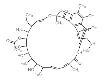 Rifamycin,3-[(methylamino)methyl]- (9CI) structure