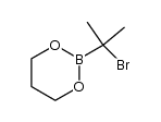 2-(1-bromo-1-methyl-ethyl)-[1,3,2]dioxaborinane Structure