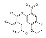 5-chloro-N-(5-ethoxy-4-fluoro-2-nitrophenyl)-2-hydroxybenzamide Structure