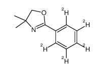 2-Phenyl-d5-4,4-dimethyl-4,5-dihydrooxazole Structure