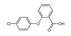 2-(4-chlorophenoxy)benzoic acid结构式