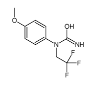 1-(4-methoxyphenyl)-1-(2,2,2-trifluoroethyl)urea结构式