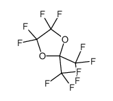 4,4,5,5-tetrafluoro-2,2-bis(trifluoromethyl)-1,3-dioxolane Structure