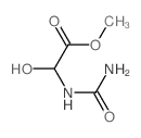 Acetic acid,[(aminocarbonyl)amino]hydroxy-, methyl ester (9CI) structure