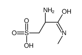 (2R)-2-amino-3-(methylamino)-3-oxopropane-1-sulfonic acid Structure