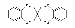 3,3'-spirobi[2,4-dihydro-1,5-benzodithiepine]结构式