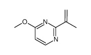 Pyrimidine, 4-methoxy-2-(1-methylethenyl)- (9CI)结构式