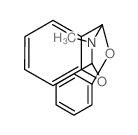 13-methyl-6H,12H-6,12-epiazano-dibenzo[b,f][1,5]dioxocine结构式