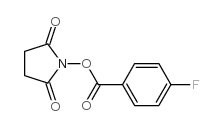 2,5-DIOXOPYRROLIDIN-1-YL 4-FLUOROBENZOATE Structure