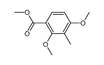 methyl 2,4-dimethoxy-3-methylbenzoate结构式