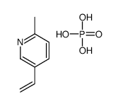 5-ethenyl-2-methylpyridine,phosphoric acid Structure