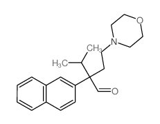 3-methyl-2-(2-morpholin-4-ylethyl)-2-naphthalen-2-yl-butanal Structure