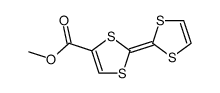 4-methoxycarbonyl-tetrathiafulvalene结构式