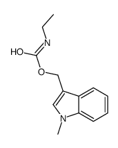 (1-methylindol-3-yl)methyl N-ethylcarbamate Structure