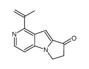 1-isopropenyl-6,7-dihydro-8h-pyrido[3,4-b]pyrrolizin-8-one Structure