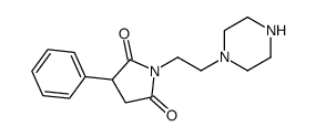 3-phenyl-1-(2-piperazin-1-ylethyl)pyrrolidine-2,5-dione Structure