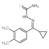 [[cyclopropyl-(3,4-dimethylphenyl)methylidene]amino]thiourea picture