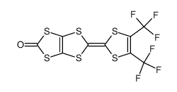 5-(4,5-bis(trifluoromethyl)-1,3-dithiol-2-ylidene)-[1,3]dithiolo[4,5-d][1,3]dithiol-2-one结构式