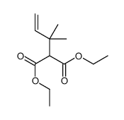 diethyl 2-(2-methylbut-3-en-2-yl)propanedioate Structure