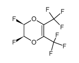 (2R,3S)-2,3-difluoro-5,6-bis(trifluoromethyl)-2,3-dihydro-1,4-dioxine Structure